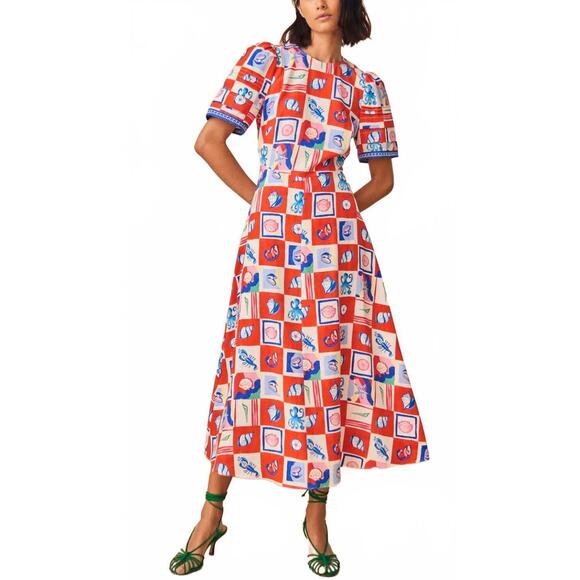 HUNTER BELL Dresses & Skirts - NEW HUNTER BELL casey dress in sea tiles